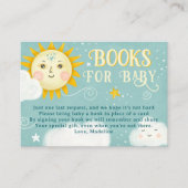 Bücher für die Sonne und die Wolken für das Baby Begleitkarte (Vorderseite)