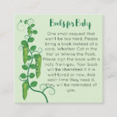 Bücher für die süße Erbse Begleitkarte (Vorderseite)