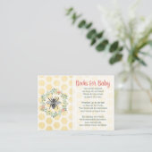 Bücher für eine geschlechtsneutrale Babydusche Begleitkarte (Stehend Vorderseite)