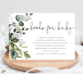 Bücher für eine geschlechtsneutrale Babydusche im  Begleitkarte