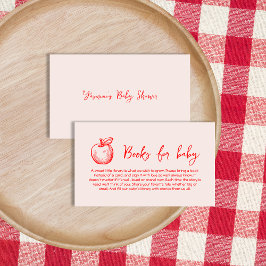 Bücher für handgezogene Babyapplikation Begleitkarte