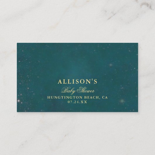 Bücher für junge, bezaubernde Rose im Wald Begleitkarte (Rückseite)