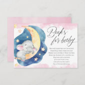 Bücher für junge Elefantenstars Begleitkarte (Vorne/Hinten)