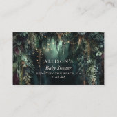 Bücher für junge waldbezaubernde Rose Begleitkarte (Rückseite)