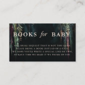 Bücher für junge waldbezaubernde Rose Begleitkarte (Vorderseite)