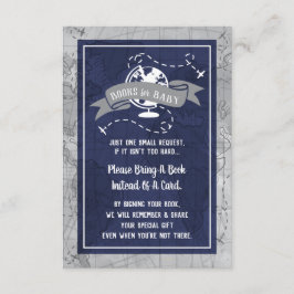 Bücher für Kinderkarte, Flugzeuge Begleitkarte