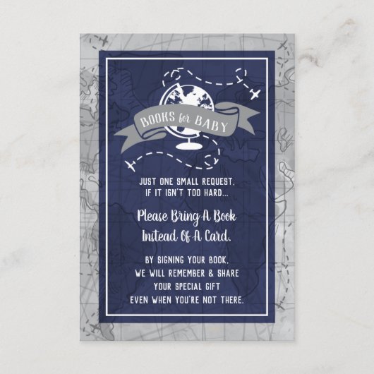 Bücher für Kinderkarte, Flugzeuge Begleitkarte (Vorderseite)