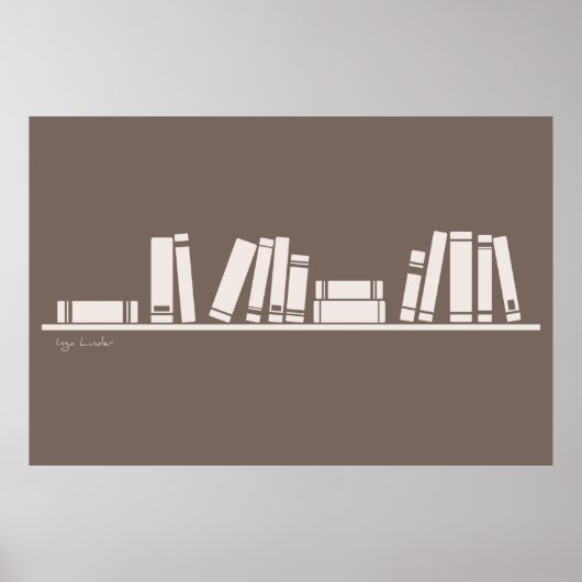 Bücher für kluge Typ oder Leseliebhaber Poster (Vorne)