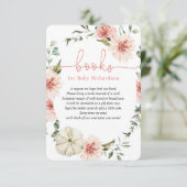 Bücher für Kürbiskürbis Babydusche E Begleitkarte (Stehend Vorderseite)