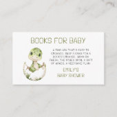 Bücher für Niedliche Dinosaurier Wasserfarbdusche Begleitkarte (Vorderseite)