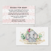 Bücher für Niedliche Elefantenkarte für Kinder Begleitkarte (Vorne/Hinten)