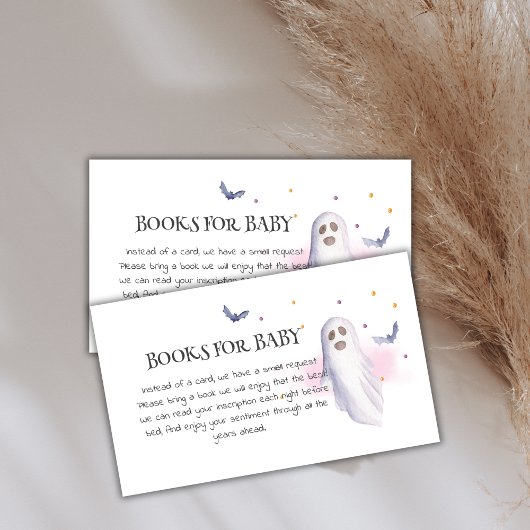 Bücher für Niedliches Baby Ghost Halloween Kinderd Begleitkarte