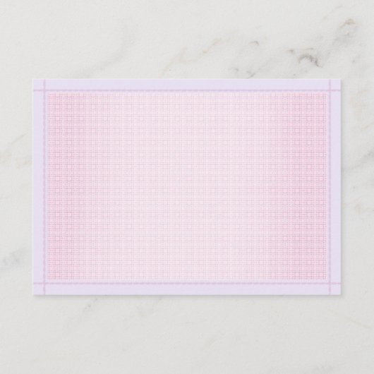 Bücher für Niedliches Lila Baby Bär für Mädchendus Begleitkarte (Rückseite)