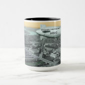 BÜCHER FÜR PRÄSIDENT 2020 COMIC TASSE BLIMP OVER D (Zentrum)