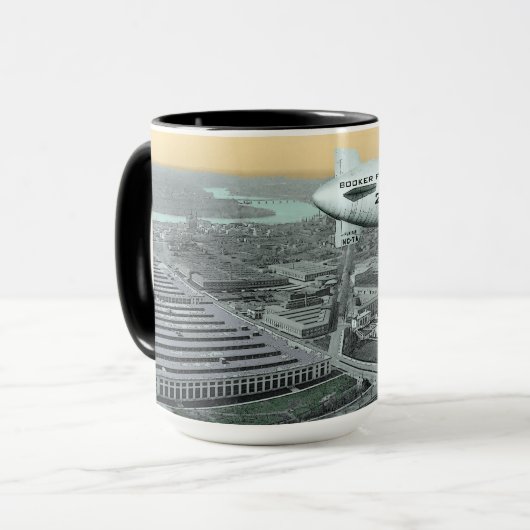 BÜCHER FÜR PRÄSIDENT 2020 COMIC TASSE BLIMP OVER D (Vorderseite Links)