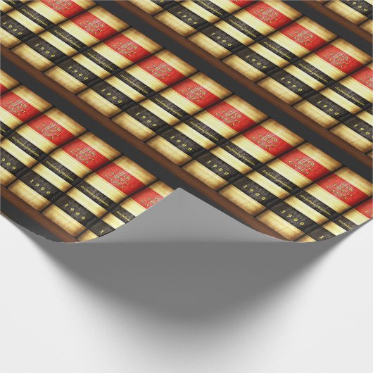Bücher für Rechtsanwälte Geschenkpapier (Ecke)