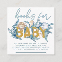 Bücher für Safari-Tiere Begleitkarte