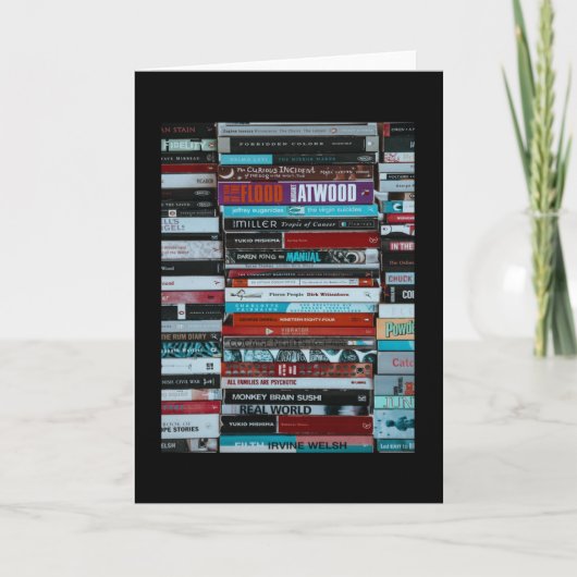 Bücher für Vintage Karte (Vorderseite)