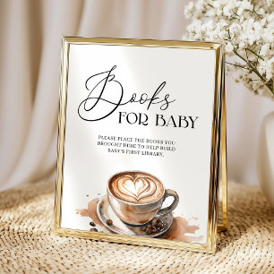 Bücher fürs Baby - Baby ist unterwegs Kaffee-Baby- Poster