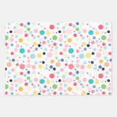 Bücher Galaxy Stars farbenfrohe Polka Dot School T Geschenkpapier Set (Vorderseite 3)