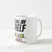 Bücher - Gefühl mein Regal Kaffeetasse (VorderseiteRechts)