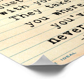 Bücher gehen nicht einfach mit, wenn Sie Wall Art Poster (Ecke)