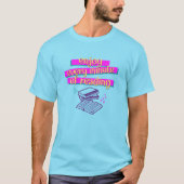 Bücher GENIESSEN JEDE MINUTE Lesen T-Shirt (Vorderseite)