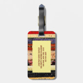 Bücher Gepäckanhänger (Rückseite vertikal)