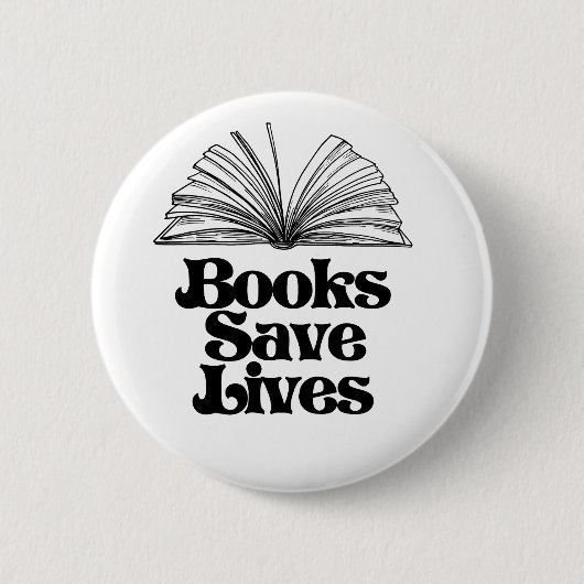 Bücher Gerettet Leben Button (Vorderseite)