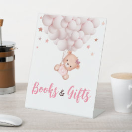 Bücher Geschenke Gebärmutter Bear Pink Girl Babydu Sockelschild