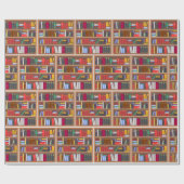 Bücher Geschenkpapier (Flach)