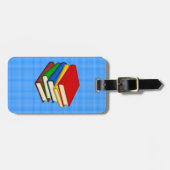 BÜCHER GESCHLOSSEN GEPÄCKANHÄNGER (Vorderseite horizontal)