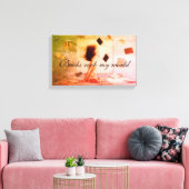 Bücher gestalten meine Welt als Leinwand (Insitu (Wohnzimmer))