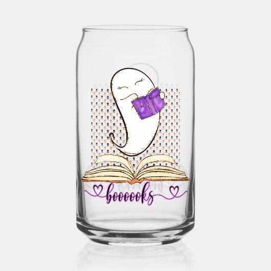 Bücher! Ghost und Book Halloween Reading Dosenglas (Vorderseite)