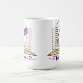Bücher! Ghost und Book Halloween Reading Kaffeetasse (Mittel)