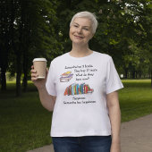 Bücher = Glück, Liebe zum Lesen T-Shirt