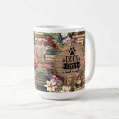 Bücher Hunde Kaffee Liebhaber Mug Geschenk, Gesche Kaffeetasse (VorderseiteRechts)