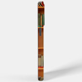 Bücher im Hintergrund der virtuellen Bibliothek Case-Mate iPhone Hülle (Rückseite / Rechts)