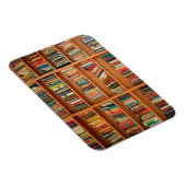 Bücher im Hintergrund der virtuellen Bibliothek Magnet (Rechte Seite)