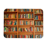 Bücher im Hintergrund der virtuellen Bibliothek
