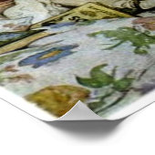 "Bücher im Winter" Poster (Ecke)