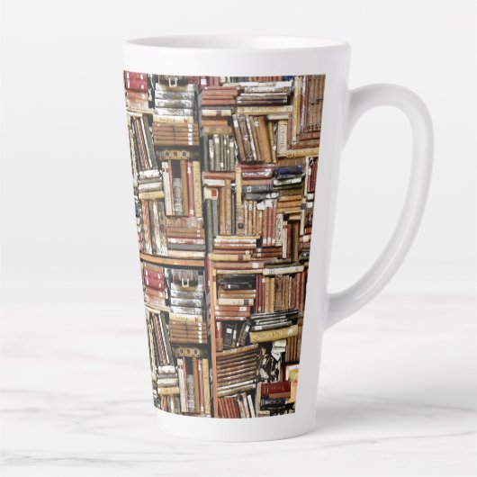 BÜCHER IN BIBLIOTHEK MILCHTASSE (Rechts)