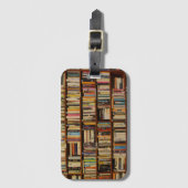 Bücher in der Bibliothek Gepäckanhänger (Vorderseite Vertikal)