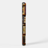Bücher in der Bibliothek iPhone Hülle (Rechte Seite)