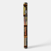 Bücher in der Bibliothek iPhone Hülle (Linke Seite)