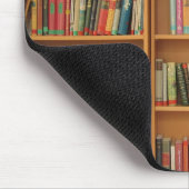 Bücher in der virtuellen Bibliothek Mousepad (Ecke)