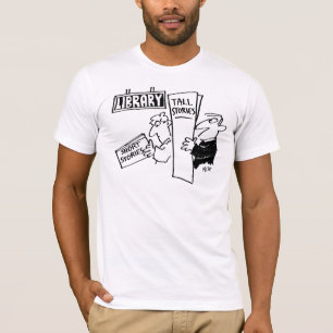 Bücher in einer Bibliothek Bibliothekar Spaß T-Shi T-Shirt