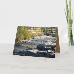 Bücher in Running Brooks Dankeskarte