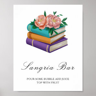 Bücher Junggesellinnenabschied - Sangria-Bar Poster