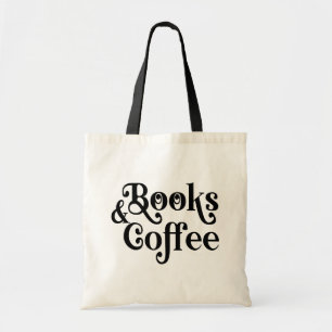Bücher & Kaffee Buchzitat  Tragetasche